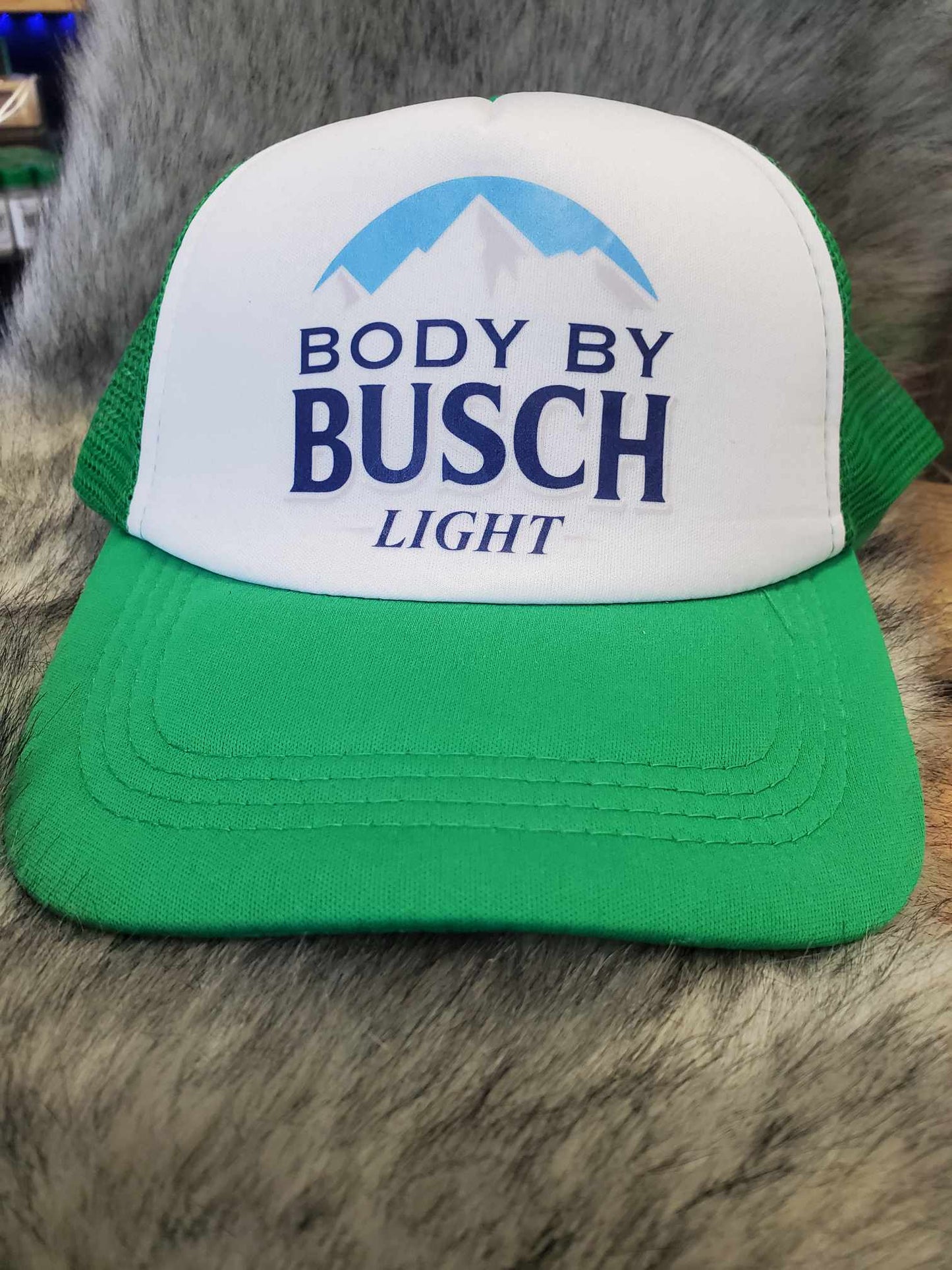 Body By Busch Light Snap Back Trucker Hat