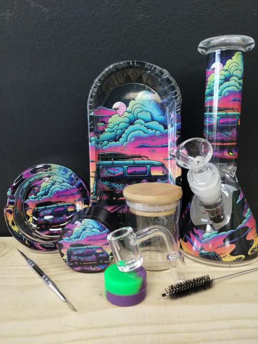 Psychedelic Road Trip Bong Set