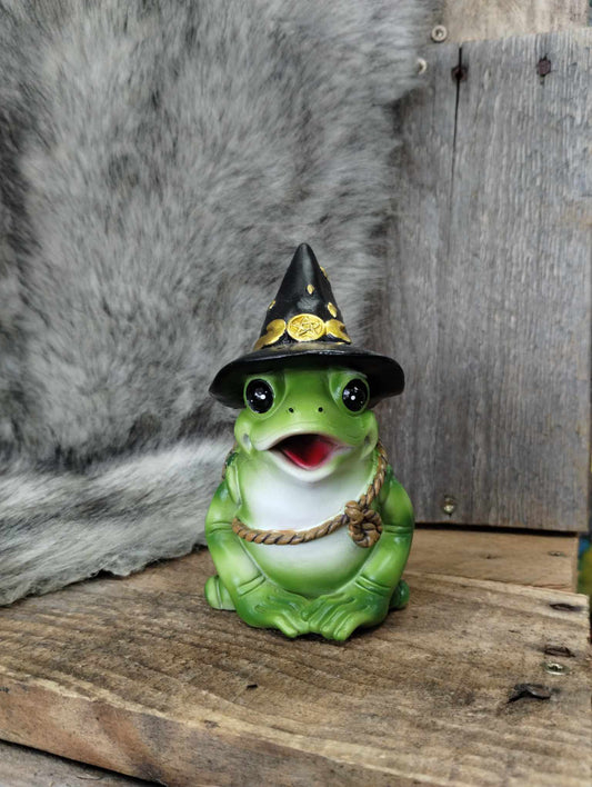 4" Witchy Frog Backflow Incense Burner