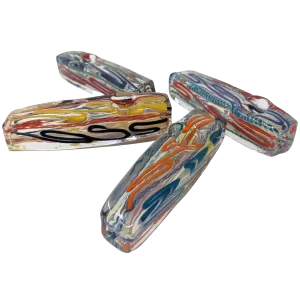 4" Square Cube Hand Pipe Assorted