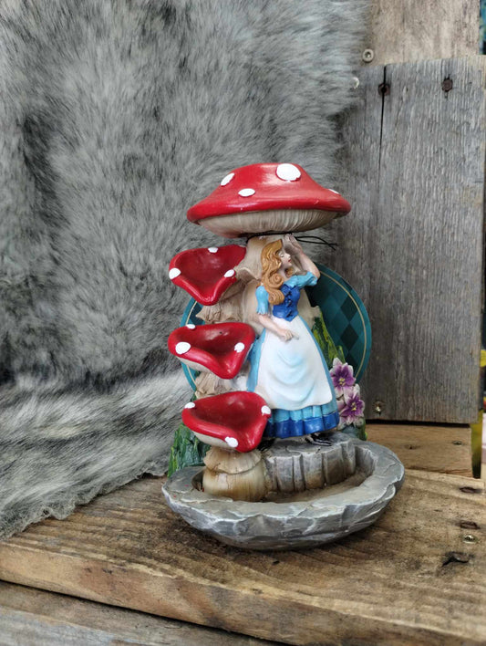 Alice In Wonderland Mushroom Cone Incense Burner